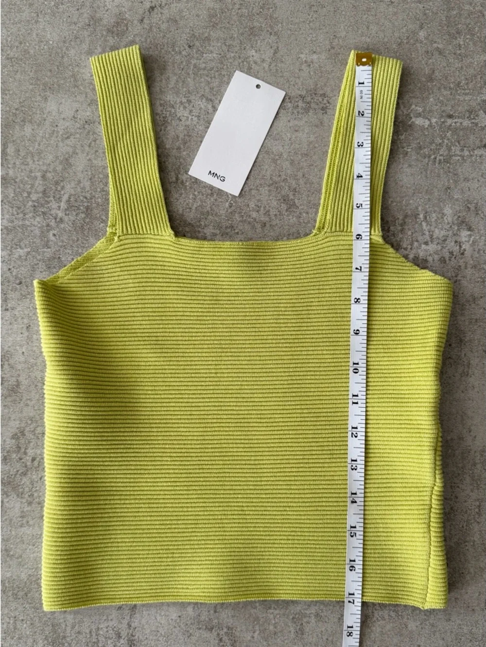 Mango Ribbed Crop Top - Picture 12 of 12